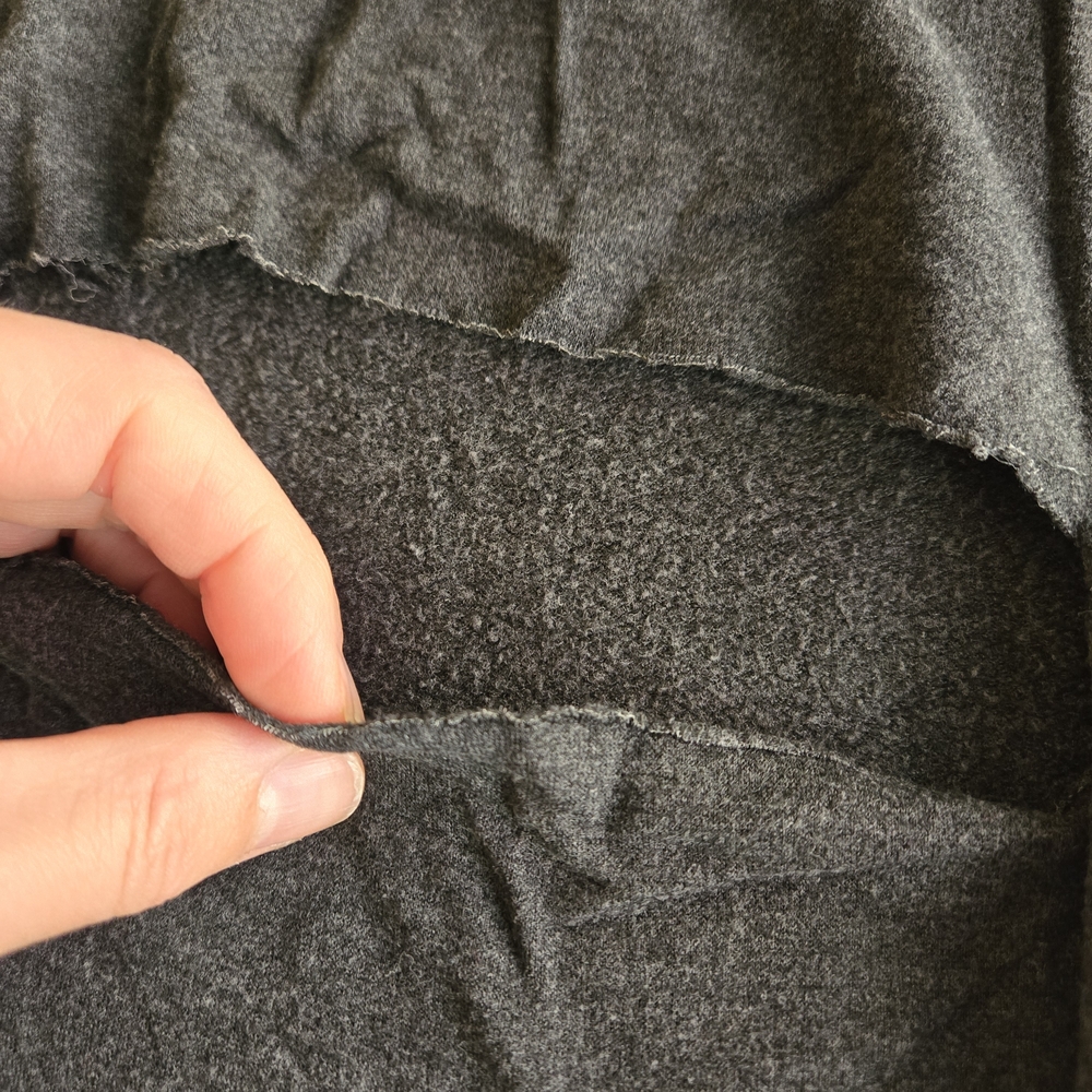 Beyond Yoga Dark Gray Ripped Knee Joggers Drawstring Waist Hip Pockets EB2 - Picture 5 of 8